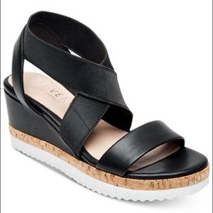 STEVEN by Steve Madden Crisscross Wedge Sandals